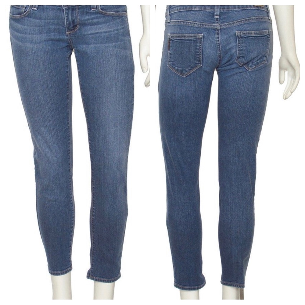 Paige Roxie Crop Jeans in Light Wash Size 26